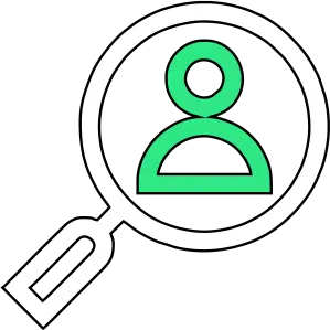 Mitarbeitergewinnung icon weiß
