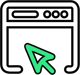 Webentwicklung icon weiß