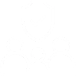Volle Transparenz icon weiß