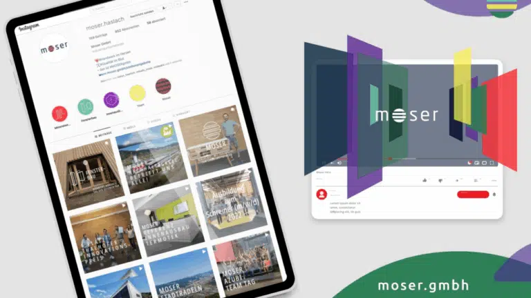 Referenz Moser Social Media