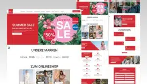 Referenz Mode Giesler Webseite