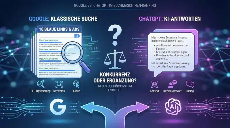 Google vs ChatGPT Ranking