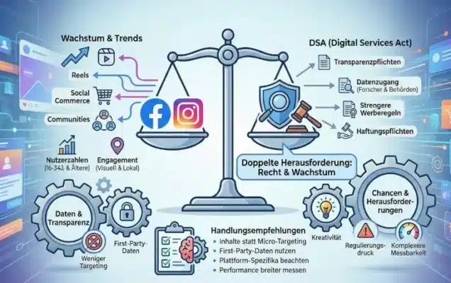 Instagram Facebook DSA Wachstum Trends